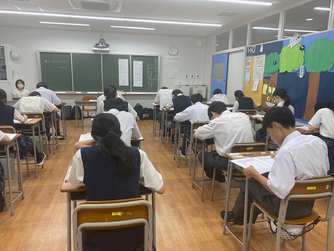 考場風景之一