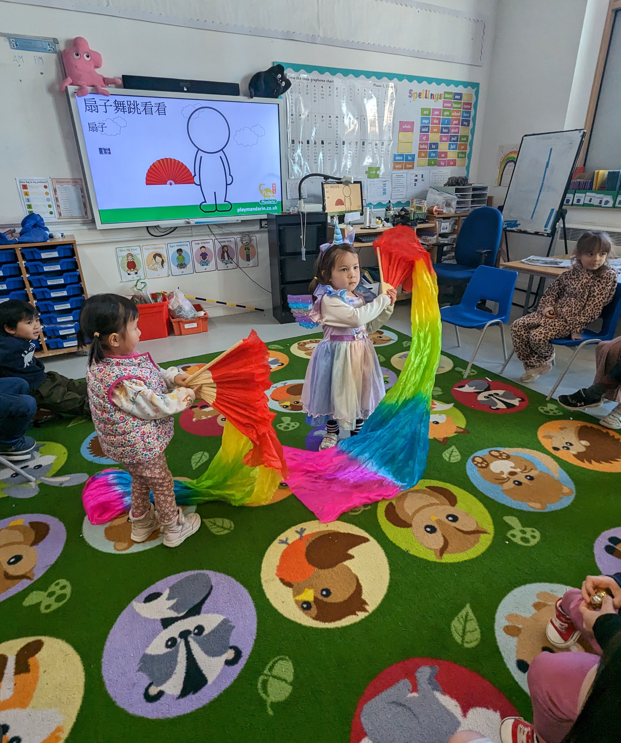 體驗扇子舞