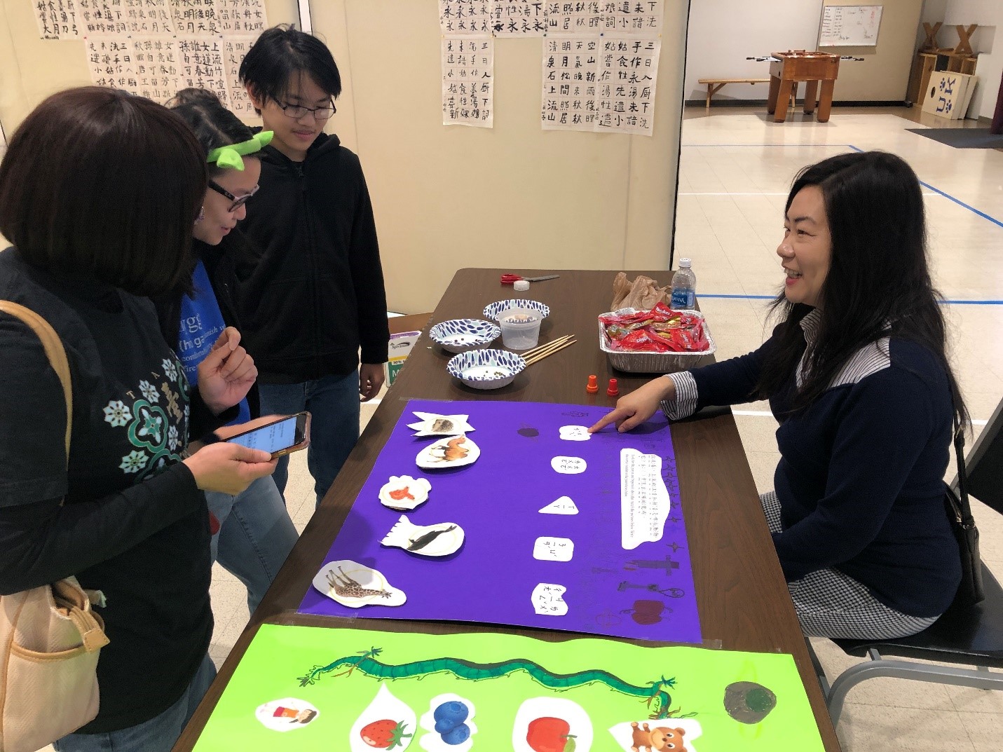 校友玩注音符號遊戲