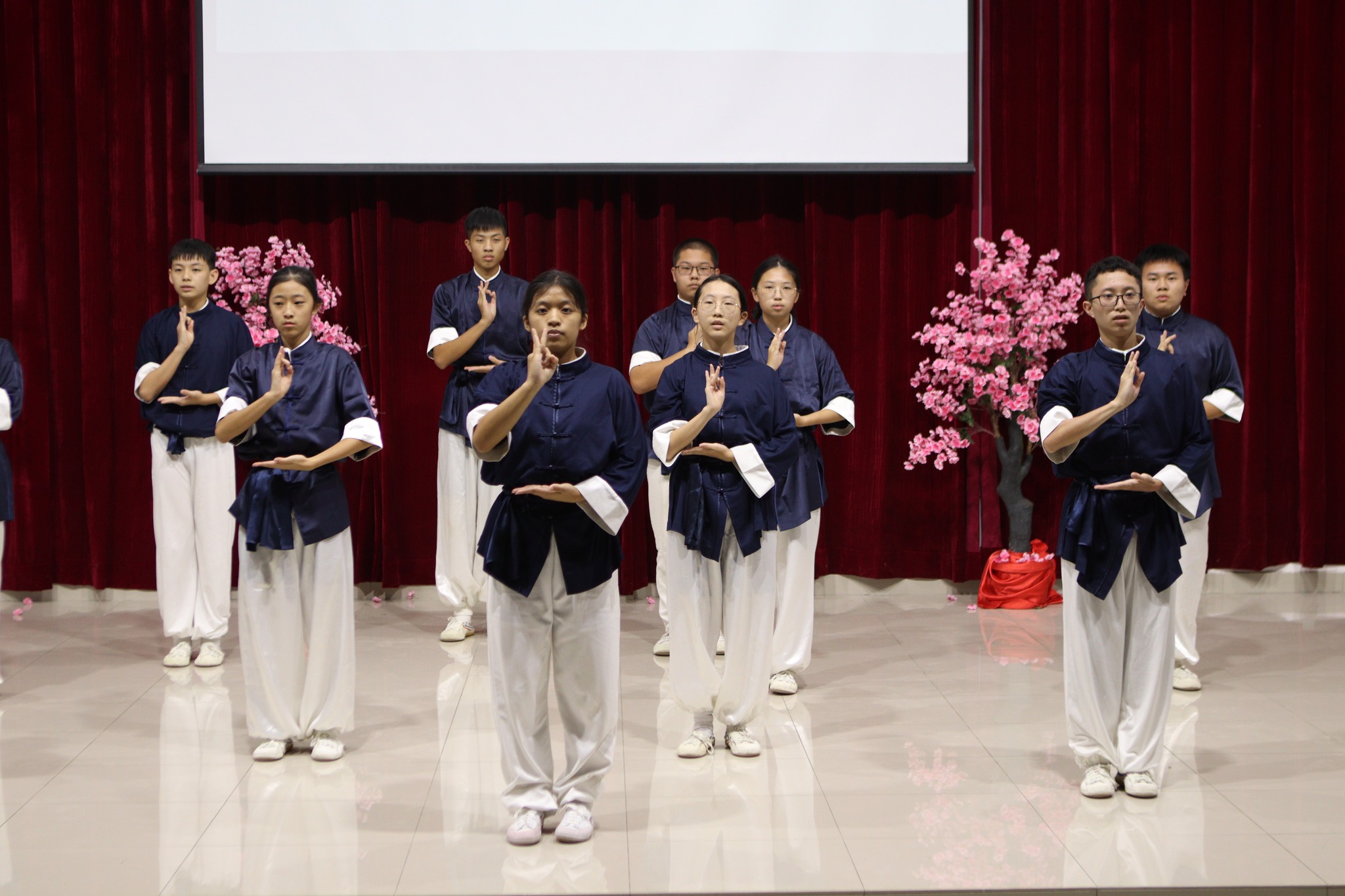 慈中國術團表演