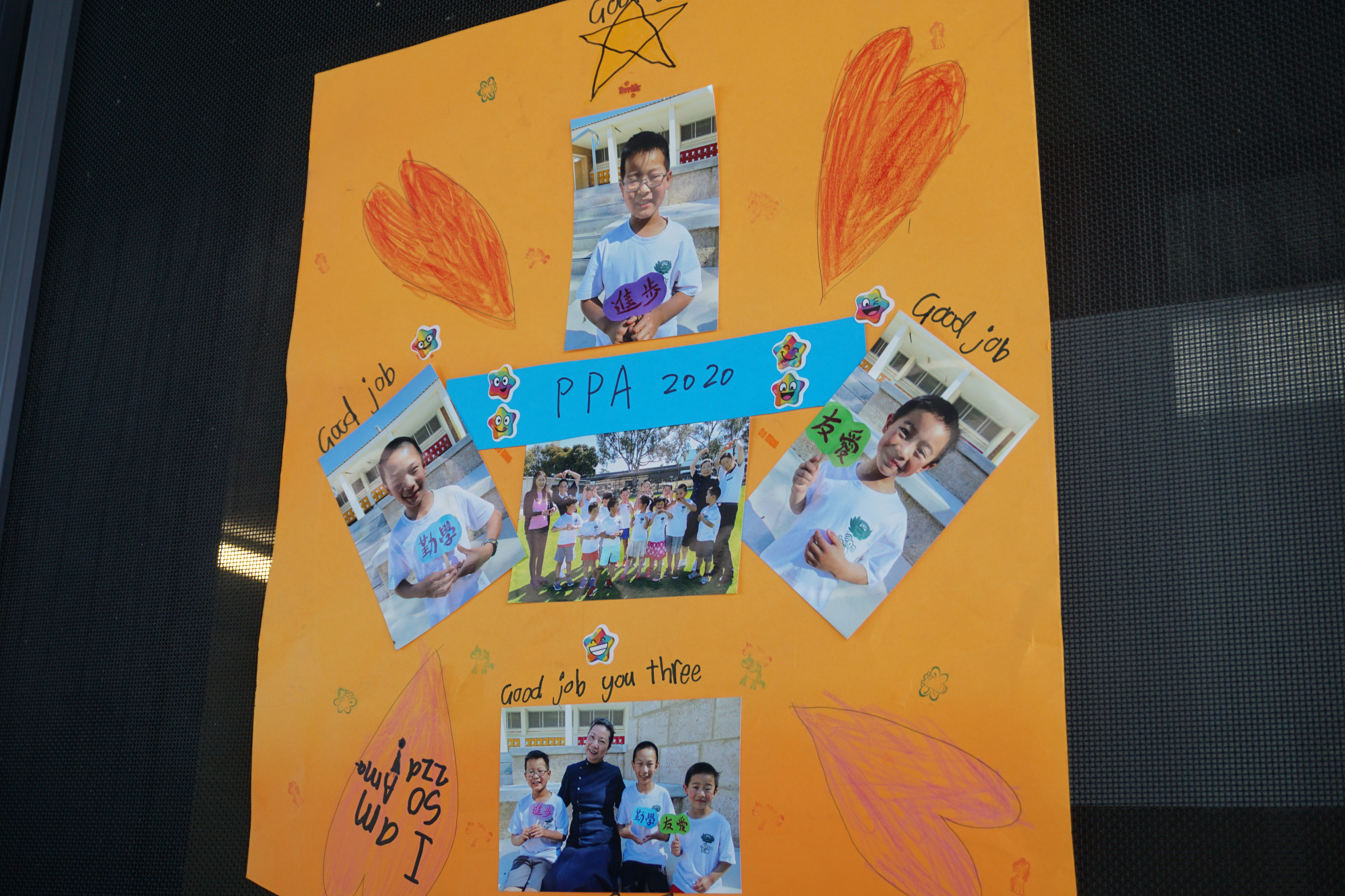 students work