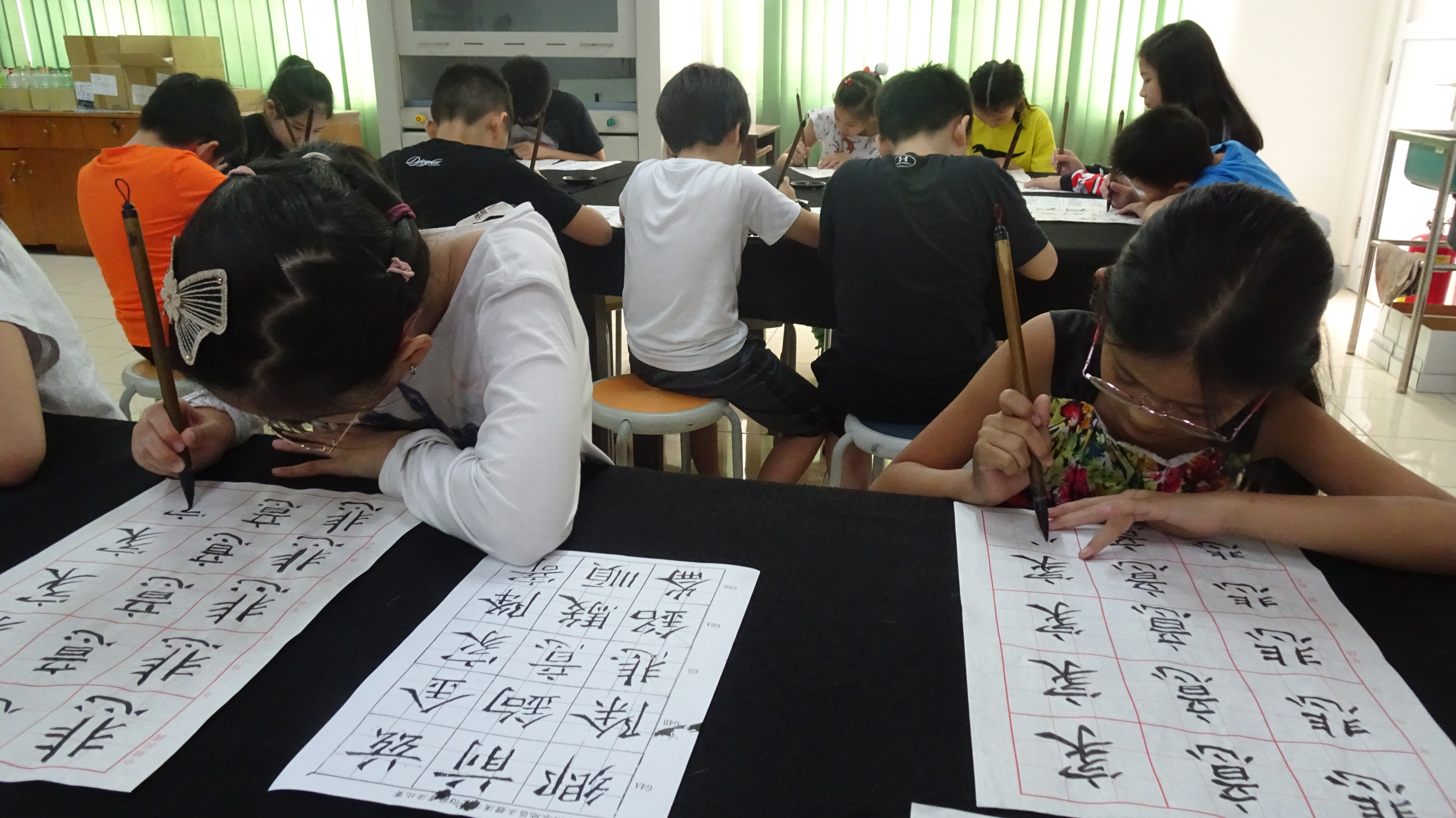 書法比賽狀況