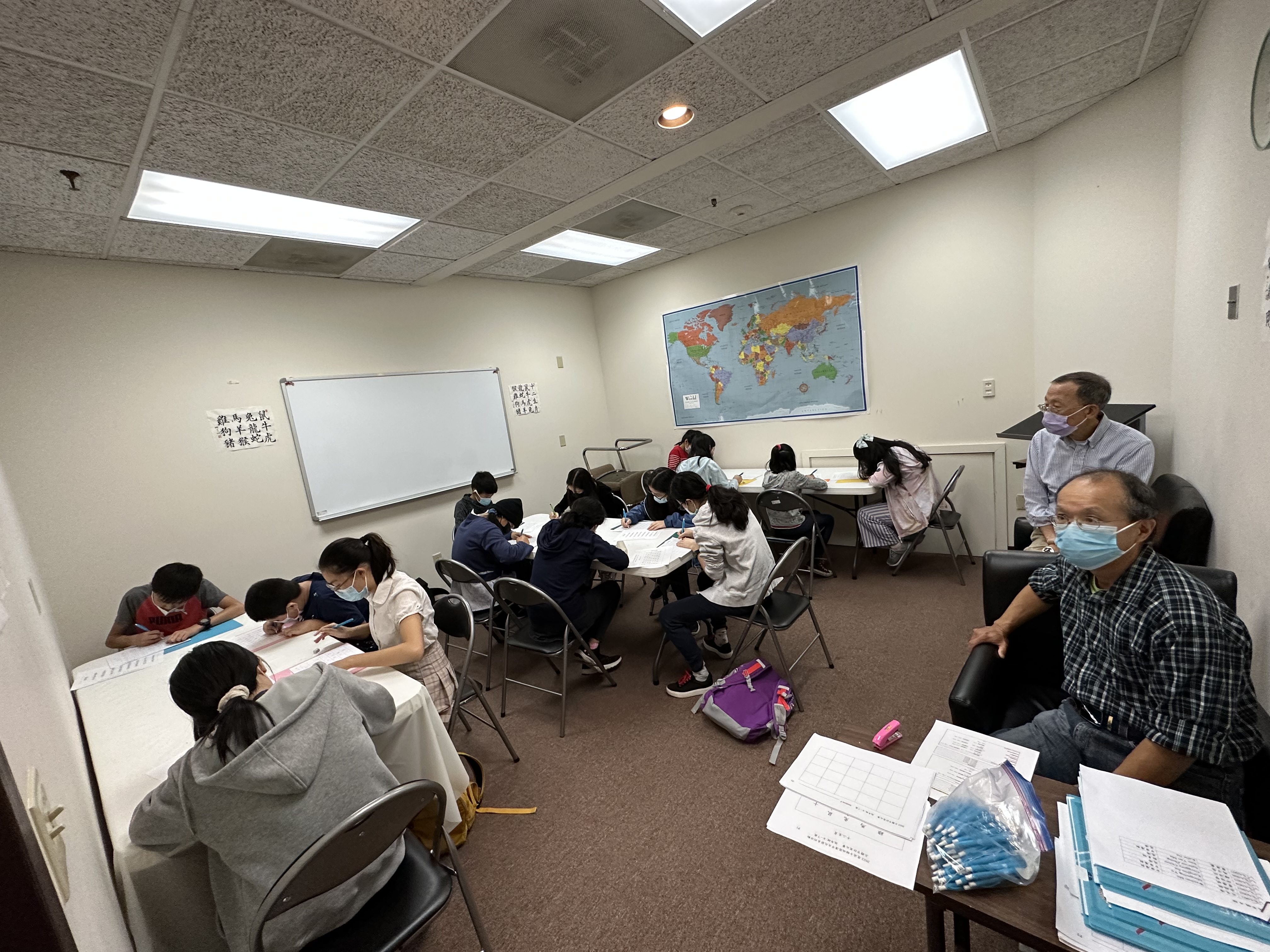 正體字抄寫比賽會場