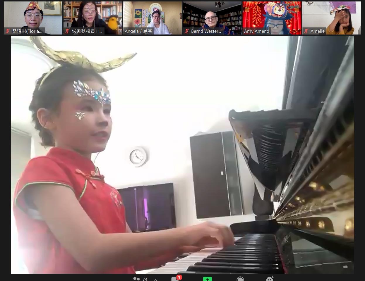 Melissa鋼琴演唱＋合唱：恭喜恭喜！